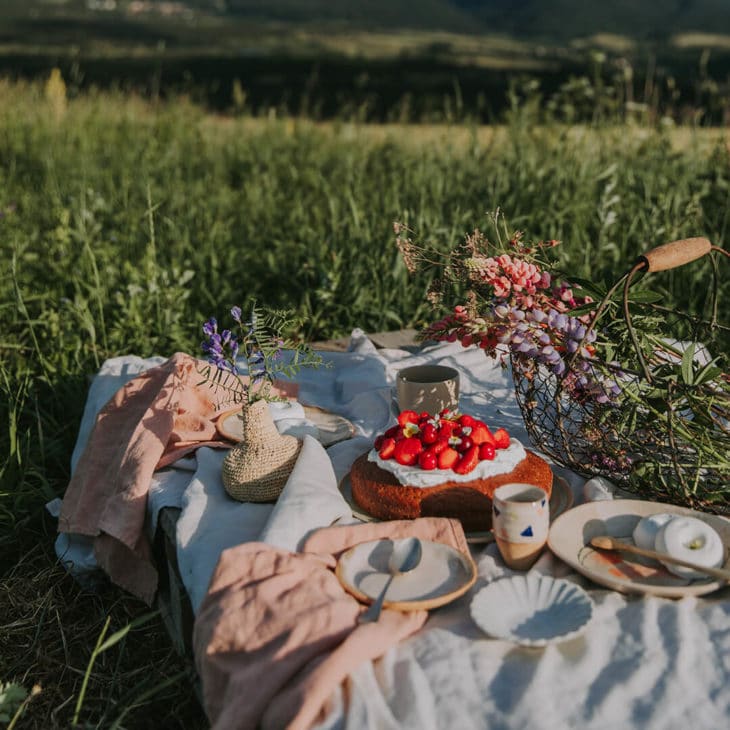 Pique-nique champêtre par Emilie Guelpa (Griottes)