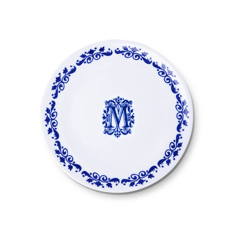 Assiettes néo-bourgeois par Maison Manoï