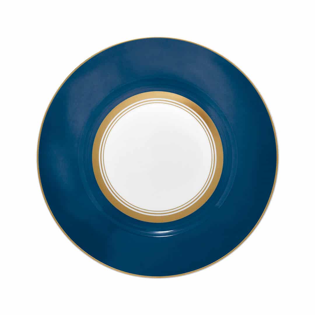 Collection "Cristobal Marine", Assiette plate à aile 27 cm, Raynaud